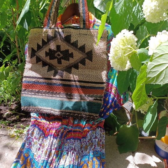 Melange Color Me Dress size Small Hat and Bag - Picture 2 of 3